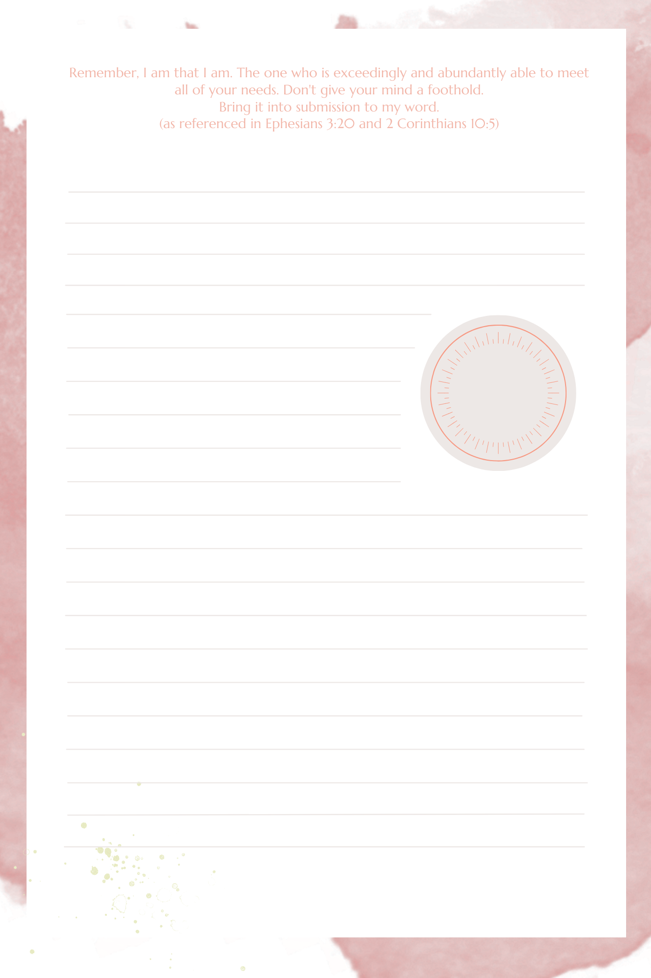 One on One with God Journal Pink Hardcover